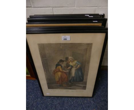 A collection of Cries of London prints after WheatlyCONDITION REPORT11 prints 