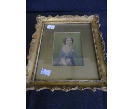 A framed Le Blonde Baxter print, The Princess Royal. 