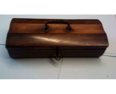 Vintage - Pencil Box - with lock and key-early 1900's excellent condition for age