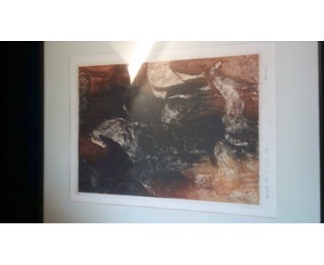 Painting-Hermann Print Limited Edition 8/50, Framed in very good condition