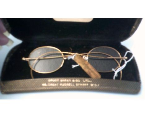 Vintage Spectacles in original box-Bruce Green &amp; Co Ltd, London