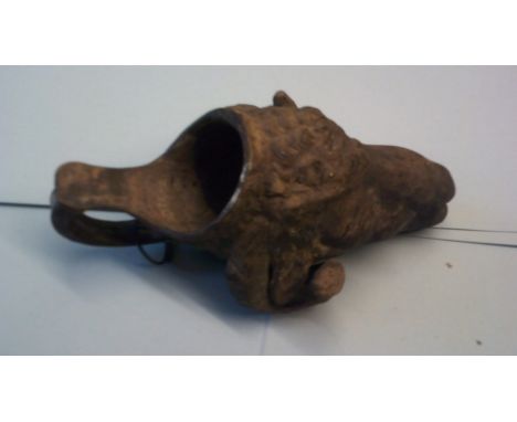 Vintage Cup-In the shape of a rams head - metal