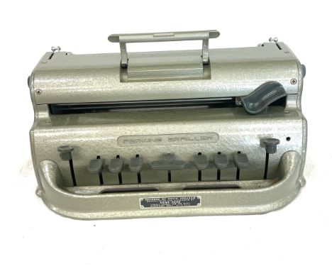 Perkins Brailler David Abraham Howe school for the blind vintage typewriter 