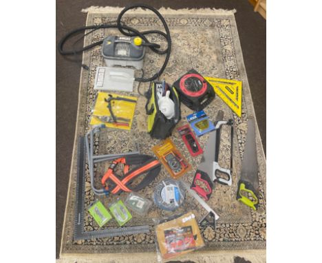 Large selection of decorating tools to include steamer, trowels etc 