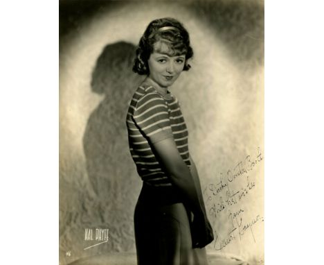 GAYNOR JANET: (1906-1984) American actress, the first Academy Award winner for Best Actress in 1927/28 for her roles as Diana