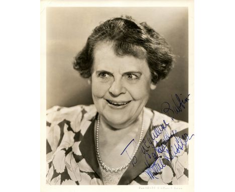 DRESSLER MARIE: (1868-1934) Canadian actress, Academy Award winner for Best Actress in 1930/31 for her role as Min Divot in M