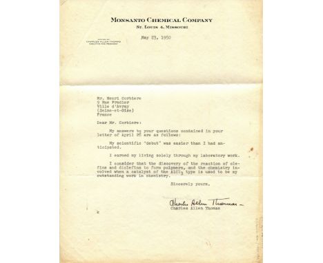 [MANHATTAN PROJECT]: THOMAS CHARLES ALLEN (1900-1982) American chemist, an important figure in the Manhattan Project during W
