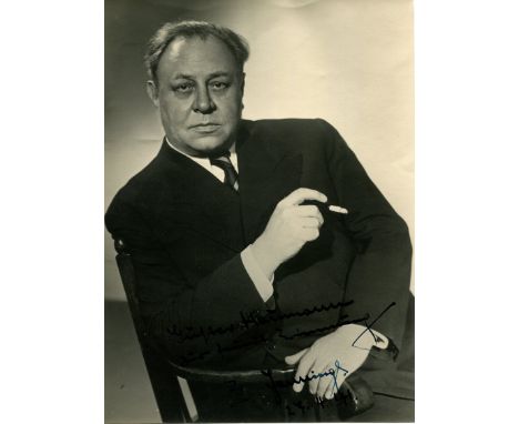 JANNINGS EMIL: (1884-1950) Swiss-born German actor, the first Academy Award winner for Best Actor in 1927/28 for his roles as