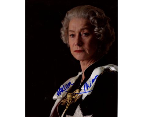 MIRREN HELEN: (1945-&nbsp;&nbsp;&nbsp;&nbsp; ) English actress, Academy Award winner. Signed colour 8 x 10 photograph of Mirr