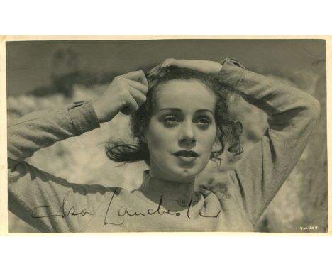 LANCHESTER ELSA: (1902-1986) British-American actress, remembered for her role as the title character in the science fiction 