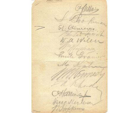 TWAIN MARK: (1835-1910) Samuel Langhorne Clemens. American writer and humourist. Bold pencil signature ('S. L. Clemens') to t
