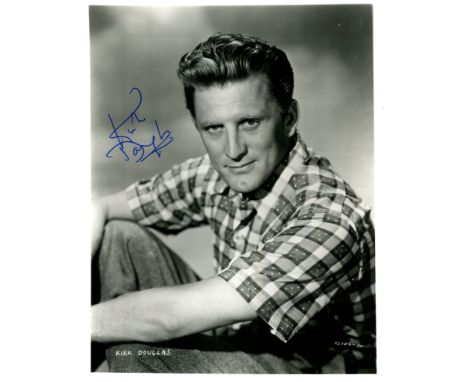 DOUGLAS KIRK: (1916-2020) American actor, the recipient of an Honorary Academy Award. Signed 8 x 10 photograph of Douglas sea