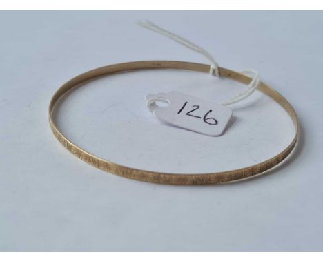 A 9ct bangle - 3.9 gms 