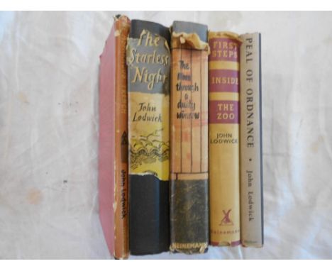 LODWICK, J.   Pearl of Ordnance   1st. ed. 1947, London, 8vo orig. cl. d/w, plus 4 others (5)