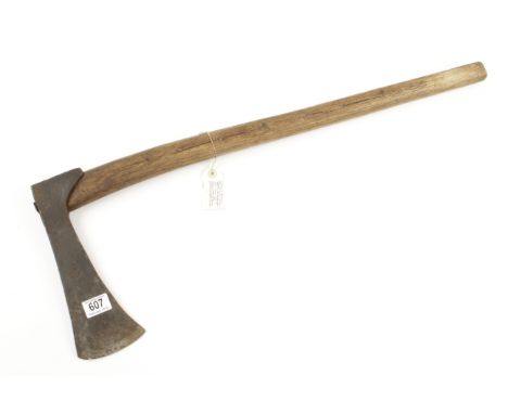 A French felling axe by TALABOT No 27 with 4" edge G
