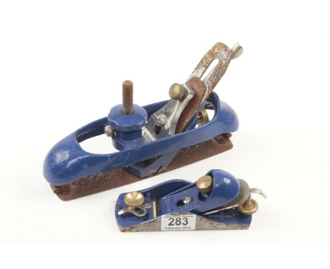 Two recent RECORD No 020 compass and 091/2 block planes some rust G+
