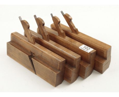 Two pairs of little used H&R moulding planes by GRIFFITHS Nos 14 and 18 G++