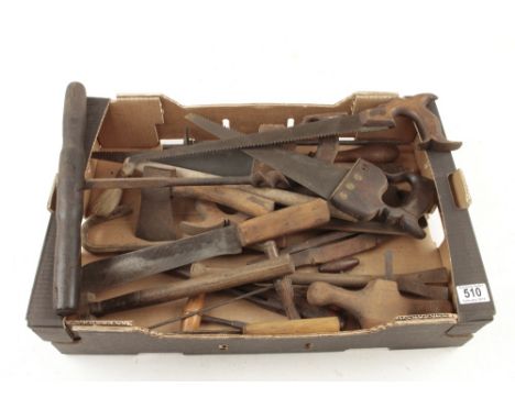 A quantity of saws and other tools G- 
