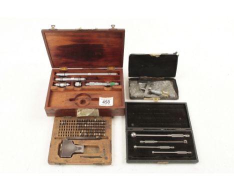 Four engineers tools in orig boxes one incomplete G