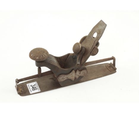 A USA STANLEY No 311 compass plane with side wheel adjuster some pitting G