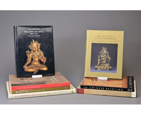 A COLLECTION OF ASIAN ART REFERENCE BOOKS RELATING TO CHINESE PAINTING AND BUDDHIST SCULPTURE. Including: The Arts of China 9