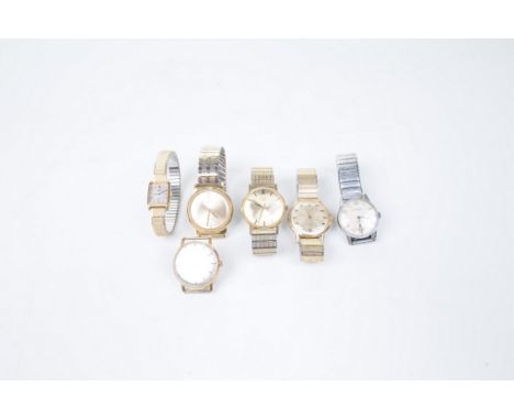 A collection of six wristwatchesTo include; Timex, Rotary, Pulsar, Ardua, to expandable straps, one without (6)