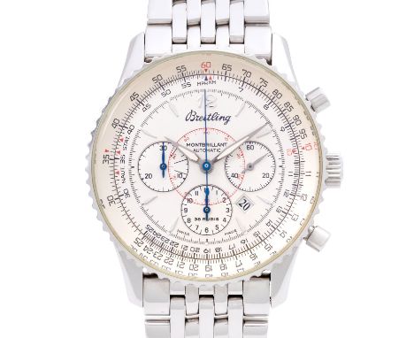 BREITLING Navitimer Montbrillant "Serie Speciale" Herren Chronograph, Ref. A41030. Edelstahl. Automatik-Werk, sehr gute Gangw