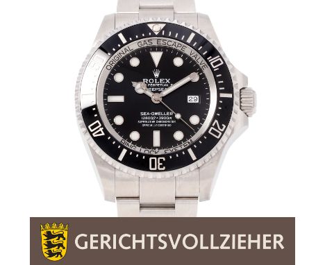 ROLEX Sea-Dweller Deepsea Ref. 126660 Herren Armbanduhr. Erstkauf Oktober 2019. Aktenzeichen DRII 1070/23. Edelstahl. Oysterb