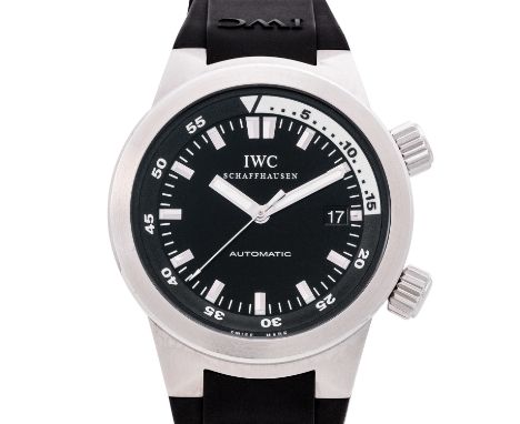 IWC Schaffhausen "Aquatimer" Herrenuhr, Ref. IW354804. Aus 2004. Edelstahl. Automatik-Werk Kal. 30110, funktionsfähig, sehr g