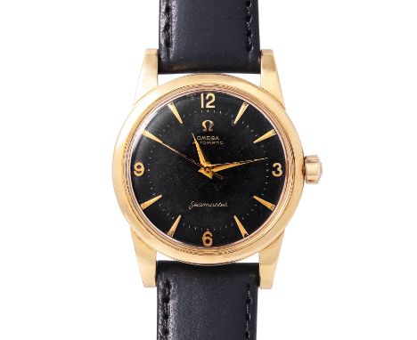 OMEGA Vintage Seamaster, Ref. 2577. Herrenuhr. Ca. 1950. Gold 14K. Automatik-Werk, Kaliber 351. Werk Nr. 12273824. Serien Nr.