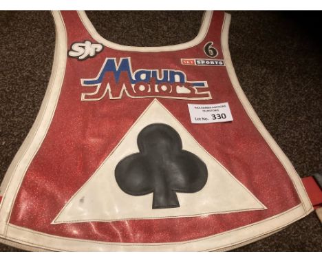 Speedway : Belle Vue Aces  Mann Motors early 1990s race jacket No. 6 - great item
