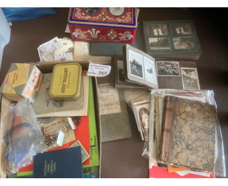 Collectables : Ephemera - magazines-cards-booklets etc - interesting big box of vintage items