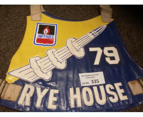 Speedway : Rye House Rockets - Infradex 1979 No. 8 original race jacket - fine item