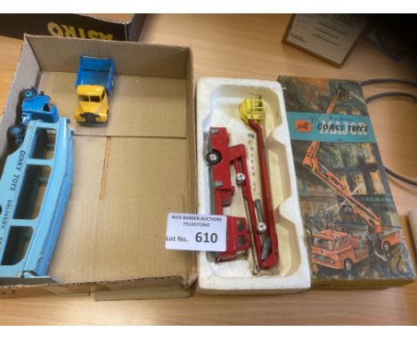 Diecast : Corgi Simon Snorkel Fire Engine, boxed &amp; 2 others Dinky - nice lot