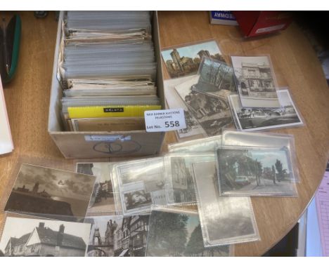Postcards : 375+ vintage topo topic cards many in sleeves - used/unused in some RPs - some better with good postmarks etc