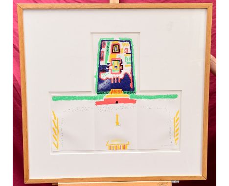 *David Hockney (b. 1937), signed limited edition lithograph - Red Square and the Forbidden City, from China Diary (1982), num