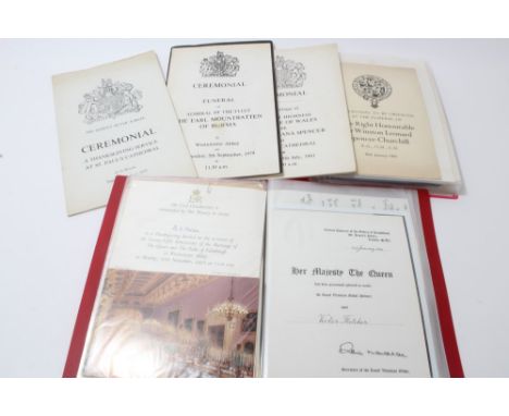 The late Mr Victor Fletcher M.V.O. - the silver steward at Buckingham Palace - a lifetime collection of Royal ephemera - incl