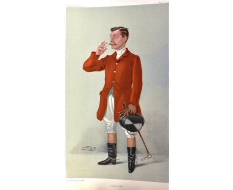 VANITY FAIR - FOX HUNTERS  A Hard Rider, May 26th 1904, 40 x 26.5 cm To The Manner Born (Mr Reginald Corbet) Supplemet 38 x 2