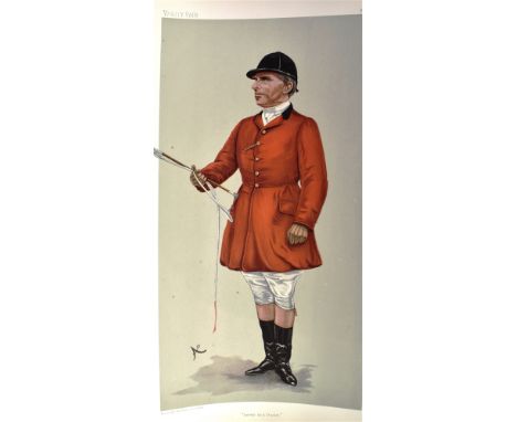 VANITY FAIR - FOX HUNTERS Berks and Bucks, Nov 5th 1903, 39.5 x 26.5 cm To The Manner Born (Mr Reginald Corbet) Supplement 38