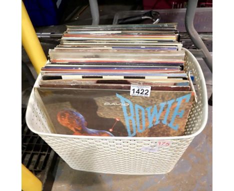 Fifty mixed LPs to include The Beatles, Bowie and Michael Jackson. Not available for in-house P&amp;P