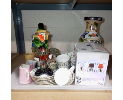 Selection of mixed ceramics to include decorative cups and saucers. Not available for in-house P&amp;P 