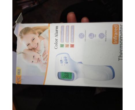 Boxed infrared thermometer. Not available for in-house P&amp;P 