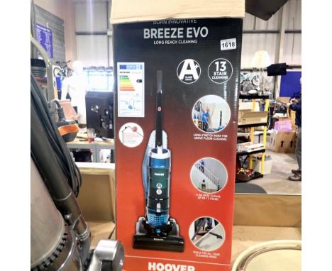 Boxed Hoover, model Breeze Evo. All electrical items in this lot have been PAT tested for safety and have passed. This does n