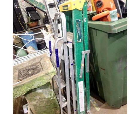 Tradeline step ladders and a further pair. Not available for in-house P&amp;P 