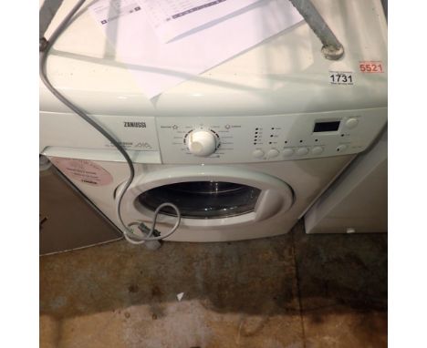 Zanussi 1200 spin washing machine, 60 x 48 x 88 cm. All electrical items in this lot have been PAT tested for safety and have