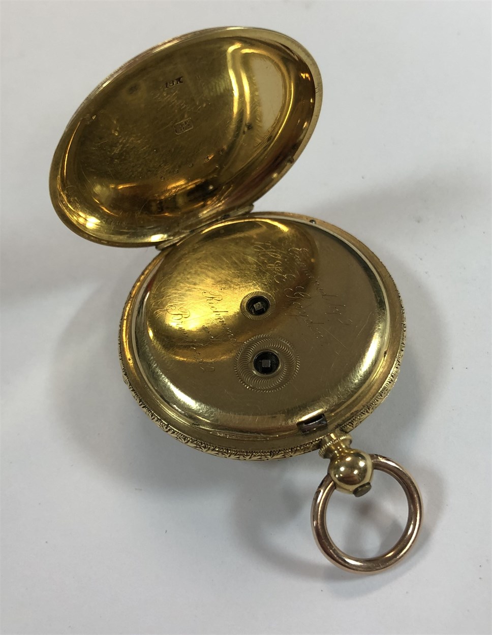 Stauffer, Son & Co A lady's open faced pocket watch, in Cheffins