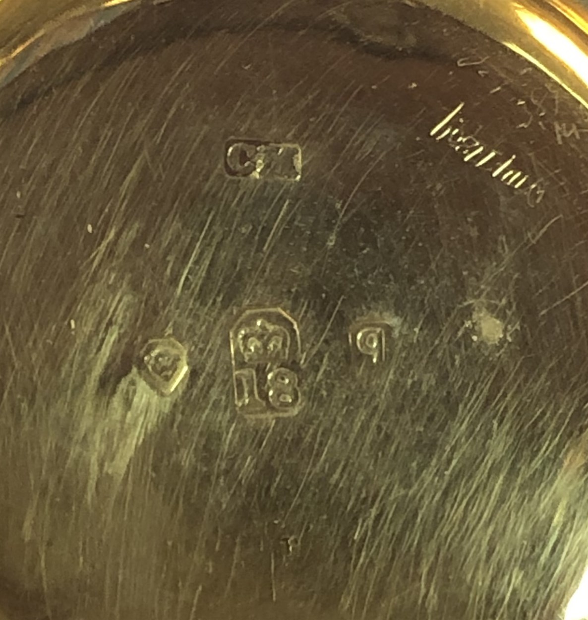 Hawley & Co., London A William IV 18ct gold open faced pocket watch