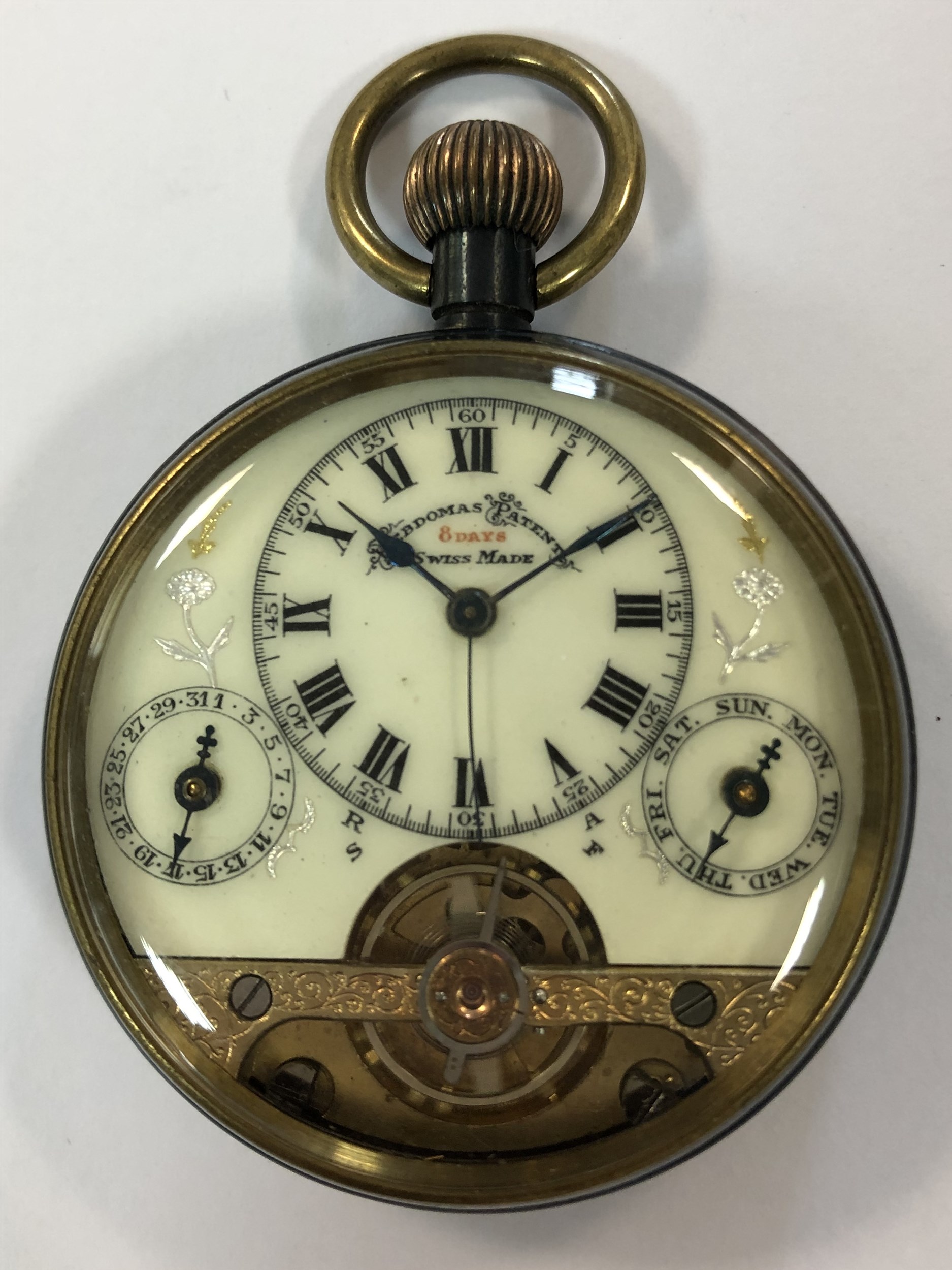 Hebdomas 8 day hot sale pocket watch