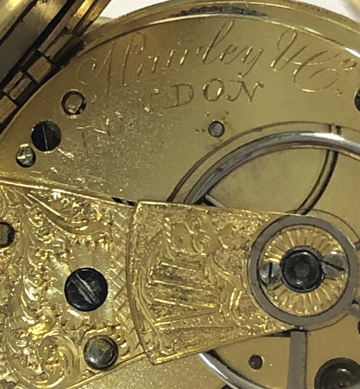 Hawley & Co., London A William IV 18ct gold open faced pocket watch