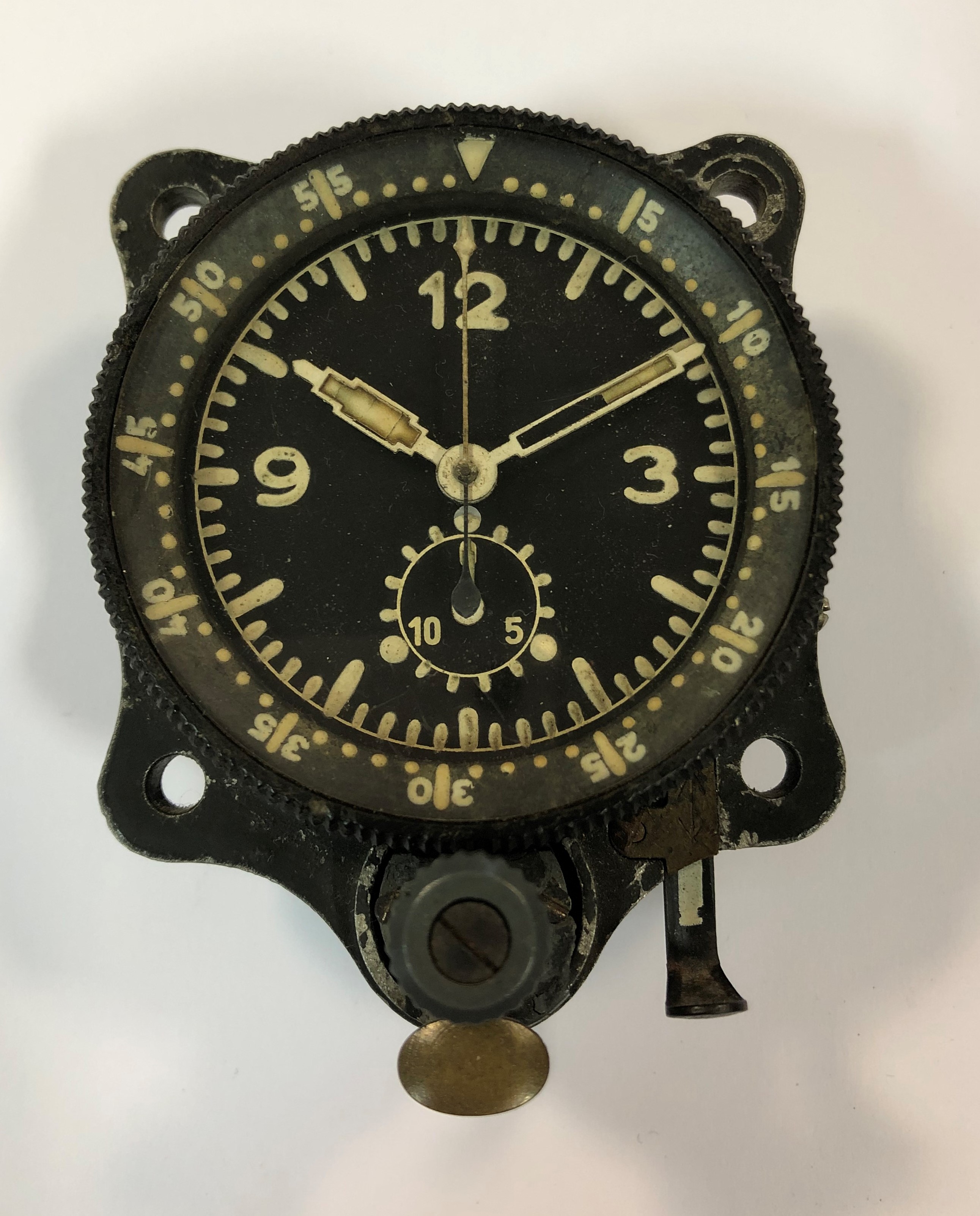 Junghans A WWII Luftwaffe Blindfliguhr instrument clock in